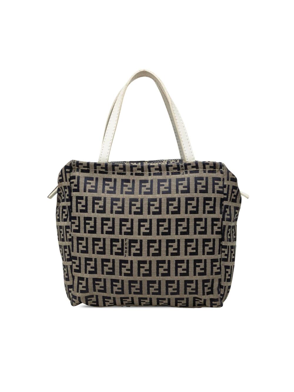 Fendi Mini Zucchino Canvas Handbag Pre- #344688F44B